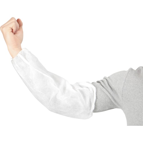 トラスコ中山 カジメイク 5006 不織布腕カバー 4枚組 白 フリー(ご注文単位1組)【直送品】