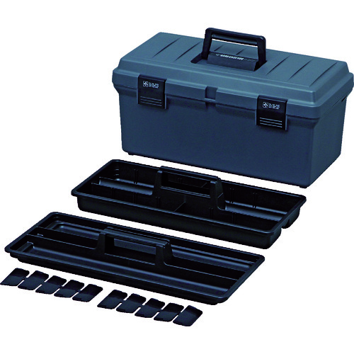 トラスコ中山 IRIS 236517 工具ケース ハードケース 470×240×230 グレー(ご注文単位1個)【直送品】