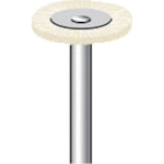 トラスコ中山 ナカニシ 毛ブラシ ハード 豚毛 (10本入) 外径17mm(ご注文単位1パック)【直送品】