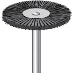 トラスコ中山 ナカニシ 毛ブラシ ハード 馬毛 10本入(ご注文単位1パック)【直送品】