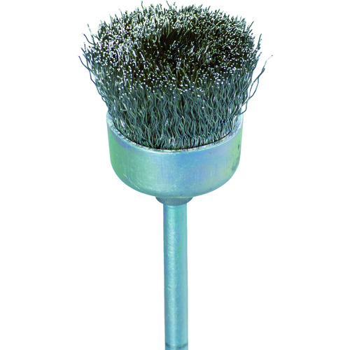 トラスコ中山 ナカニシ ステンレスブラシカップ型 (5本入)(ご注文単位1パック)【直送品】