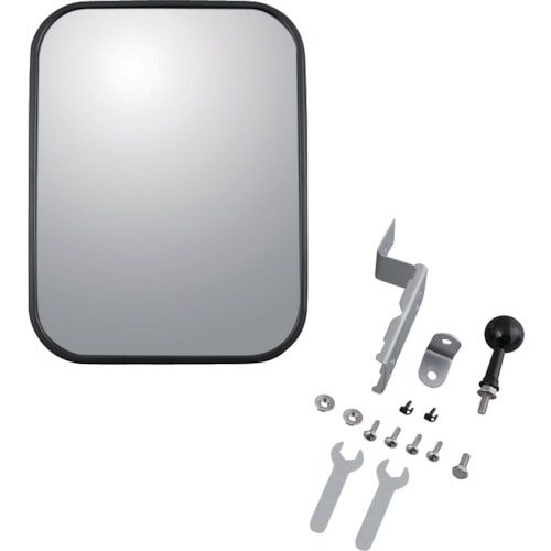 トラスコ中山 マイスト ガレージミラーM 角(ご注文単位1個)【直送品】