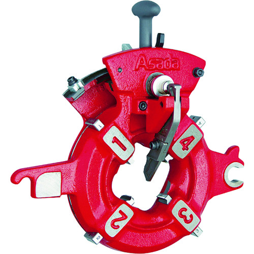 トラスコ中山 アサダ 水道・ガス管用アストロニックダイヘッド 自動 AT1/2 -2(ご注文単位1台)【直送品】