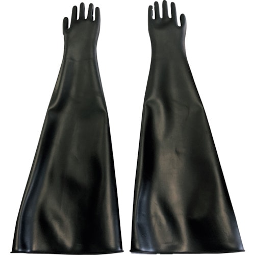 トラスコ中山 ハナキゴム 化学薬品用手袋 ハナローブ8885（ご注文単位1組）【直送品】