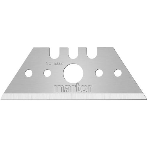 トラスコ中山 martor 替刃 10枚 TRAPEZOID BLADE 5232(ご注文単位1箱)【直送品】