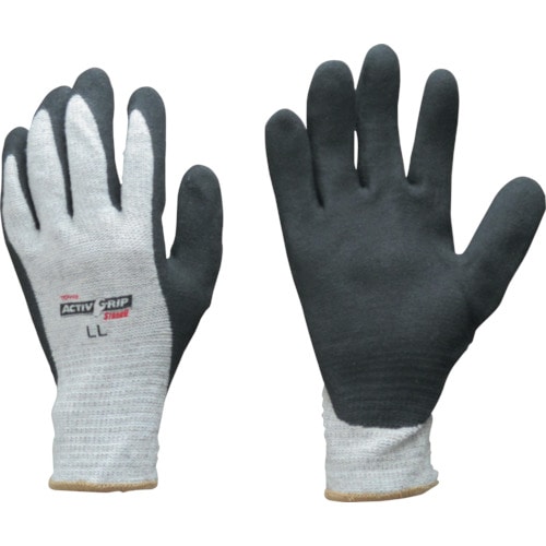 トラスコ中山 トワロン ニトリル背抜き手袋 アクティブグリップストロング LL(ご注文単位1組)【直送品】