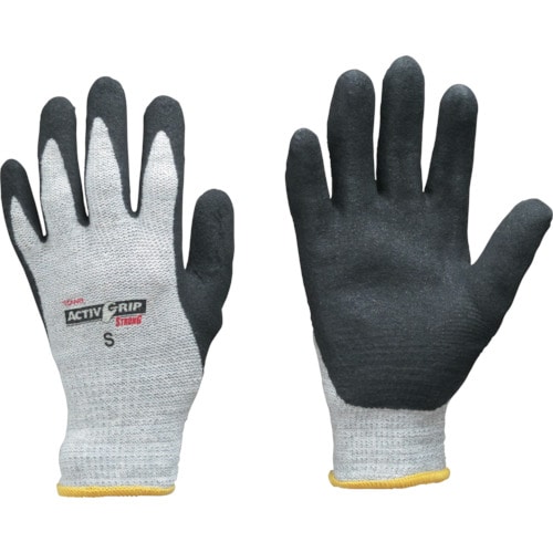 トラスコ中山 トワロン ニトリル背抜き手袋 アクティブグリップストロング S(ご注文単位1組)【直送品】