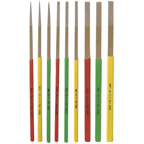 トラスコ中山 呉英 DIAヤスリ EDタイプ 9種類セット(ご注文単位1セット)【直送品】