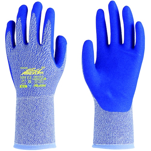 トラスコ中山 トワロン ニトリル背抜き手袋 AIREXDRY 9/L パープル(ご注文単位1組)【直送品】