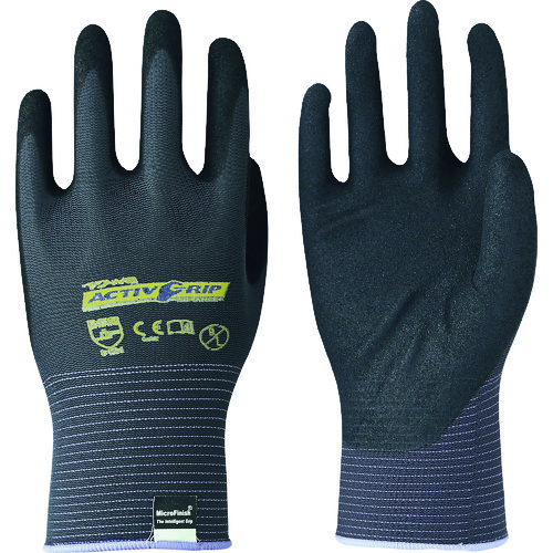 トラスコ中山 トワロン ニトリル背抜き手袋 ActiveGrip Advance 9/L(ご注文単位1組)【直送品】