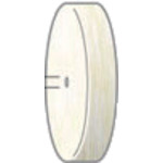 トラスコ中山 ナカニシ ホイール型フェルトバフ  (10本入) 外径17mm　831-5031（ご注文単位1パック）【直送品】