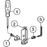 トラスコ中山 サンドビック レバーセット(810)(ご注文単位1個)【直送品】