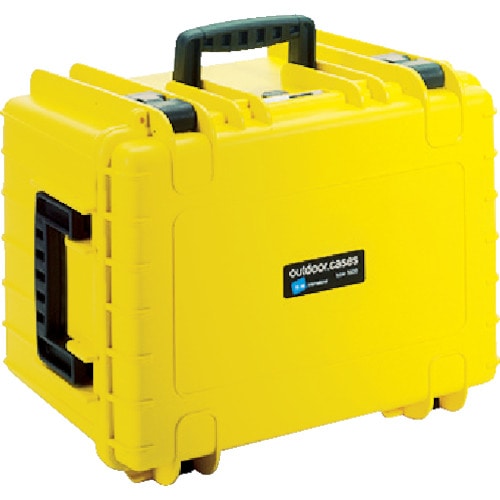 トラスコ中山 B&W プロテクタケース 5500 黄 フォーム(ご注文単位1個)【直送品】