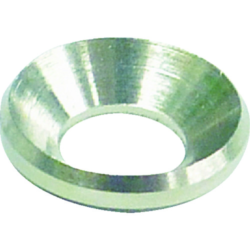 トラスコ中山 OHSATO 真鍮ニッケル ビスデコキャップ用座金 4 (50本入)(ご注文単位1パック)【直送品】