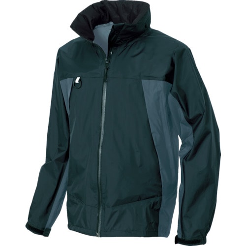 トラスコ中山 アイトス ディアプレックス レインウエア ブラックXチャコール M(ご注文単位1着)【直送品】