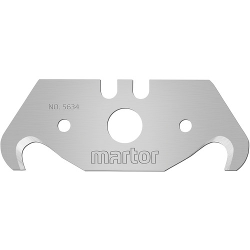 トラスコ中山 martor 替刃 10枚 SECUNORM 500 7mmフック刃(ご注文単位1箱)【直送品】