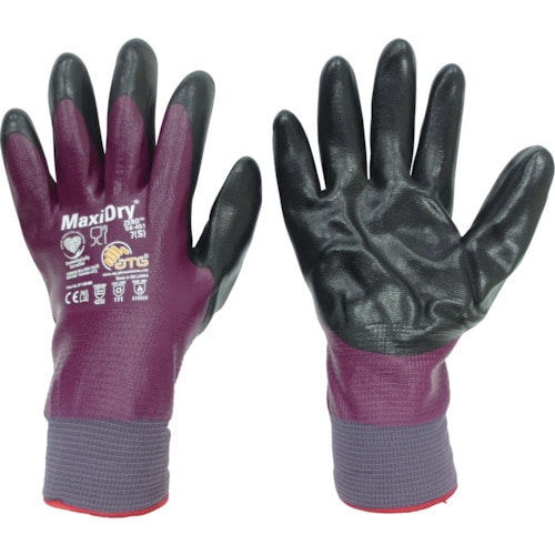 トラスコ中山 エーティージー 防寒作業用手袋 マキシドライゼロ 56-451 S(ご注文単位1組)【直送品】