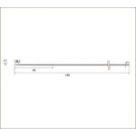 トラスコ中山 ナカニシ ダイヤモンドヤスリ #400 丸 刃長40×刃幅1(ご注文単位1本)【直送品】