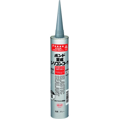 トラスコ中山 コニシ ボンド変成シリコンコーク 333ml グレー #57178(ご注文単位1本)【直送品】