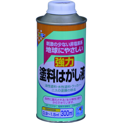 トラスコ中山 アサヒペン 塗料はがし液 300ml(ご注文単位1個)【直送品】