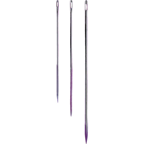 トラスコ中山 クロバー 革針 3本入(ご注文単位1セット)【直送品】