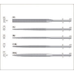 トラスコ中山 ナカニシ 鬼目ヤスリセット (1S(袋)＝5本入)（ご注文単位1セット）【直送品】