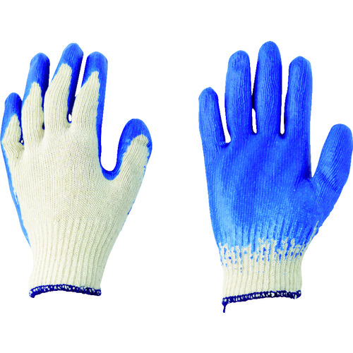 トラスコ中山 勝星 ゴム引き薄手5双組 ブルー(ご注文単位1組)【直送品】