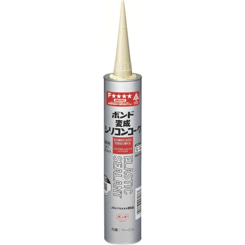 トラスコ中山 コニシ ボンド変成シリコンコーク 333ml ベージユ #57578(ご注文単位1本)【直送品】