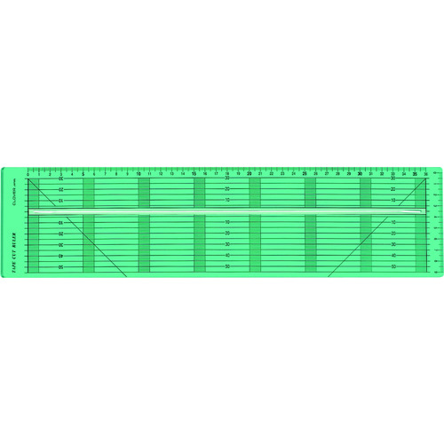 トラスコ中山 クロバー カッティングマット テープカット定規 400×100×3mm（ご注文単位1個）【直送品】