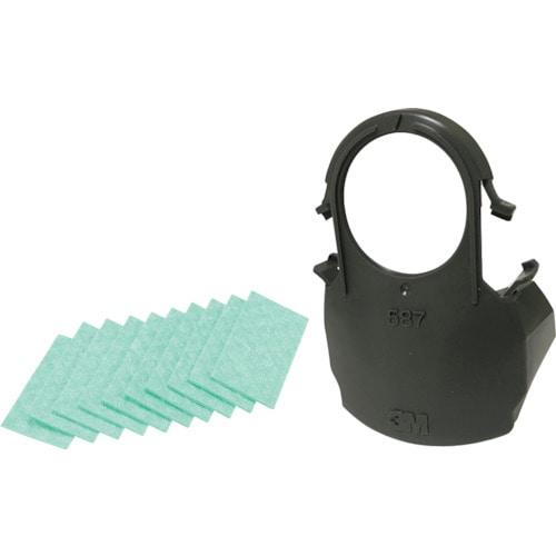 トラスコ中山 3M 防毒マスク用パーツ 吸水カバーキット 589 HF-50シリーズ用(ご注文単位1セット)【直送品】