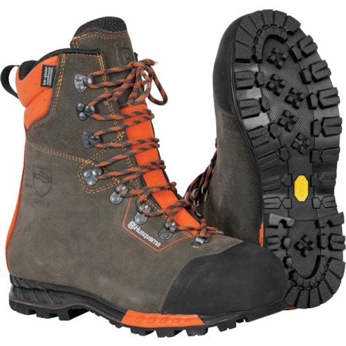 トラスコ中山 ハスクバーナ プロテクティブレザーブーツファンクショナル24 (47)(ご注文単位1足)【直送品】