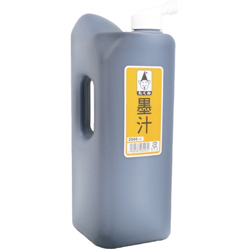 トラスコ中山 たくみ 墨汁 2000cc(ご注文単位1本)【直送品】