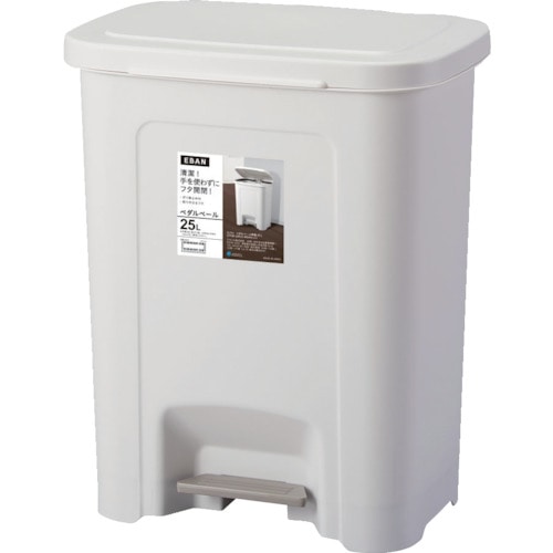 トラスコ中山 アスベル エバン ペダルペール25L(ご注文単位1個)【直送品】