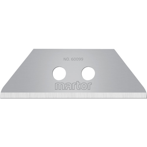 トラスコ中山 martor 特殊用カッター用替刃 TRAPEZOID BLADE 60099 10枚入(ご注文単位1箱)【直送品】