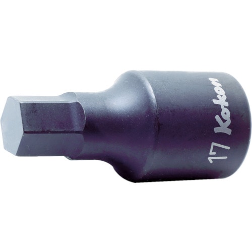 トラスコ中山 コーケン ヘックスビットソケット 対辺24 差込角19.0 全長75(ご注文単位1個)【直送品】