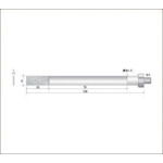 トラスコ中山 ナカニシ 電着ダイヤモンドヤスリ(全長105mm刃長20mm刃幅8mm)　477-2261（ご注文単位1本）【直送品】
