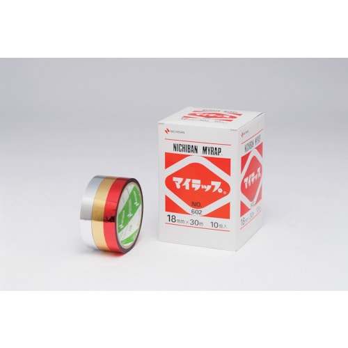 トラスコ中山 ニチバン マイラップ金6029-18 18mmX30m(1本=1巻)(ご注文単位10本)【直送品】