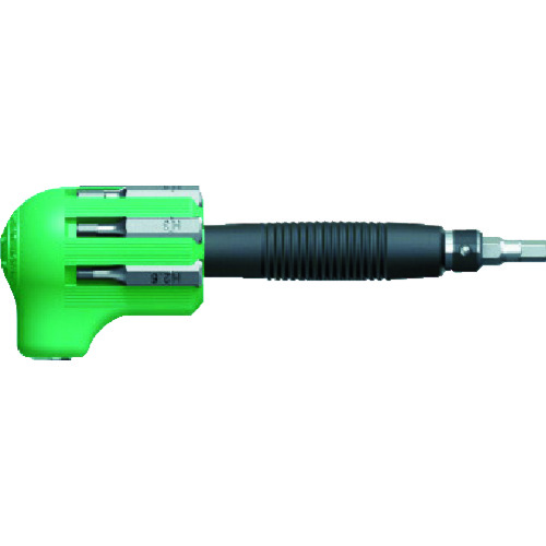 トラスコ中山 アネックス 差替式ドライバーセット L型 ビットホルダー付 六角レンチ/プラスマイナス 7本(ご注文単位1セット)【直送品】