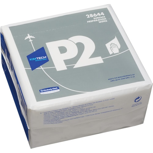 トラスコ中山 クレシア 紙・不織布ウエス キムテク P2ワイパー 4つ折り 300×300mm(ご注文単位1ケース)【直送品】