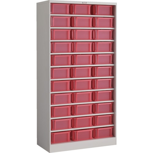 トラスコ中山 TRUSCO パーツケース バンラックケースCF型 TSK-910RX33個付(ご注文単位1台)【直送品】