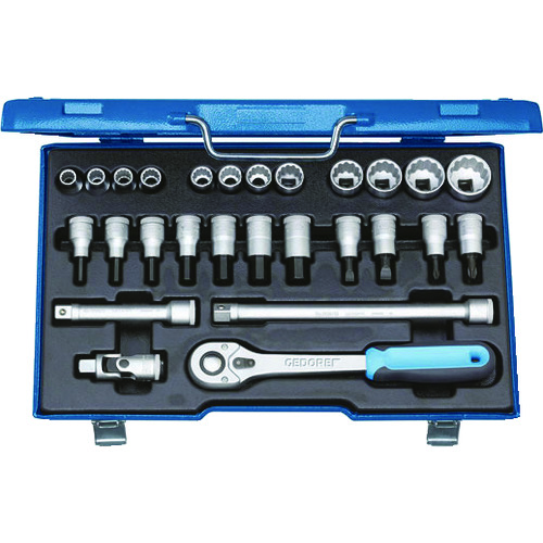 トラスコ中山 GEDORE ソケットセット 1/2 D19IMU‐10(ご注文単位1セット)【直送品】