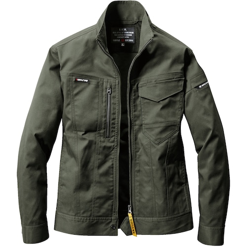 トラスコ中山 バ-トル ジャケット 6201-14-LL ミルスグリーン（ご注文単位1着）【直送品】