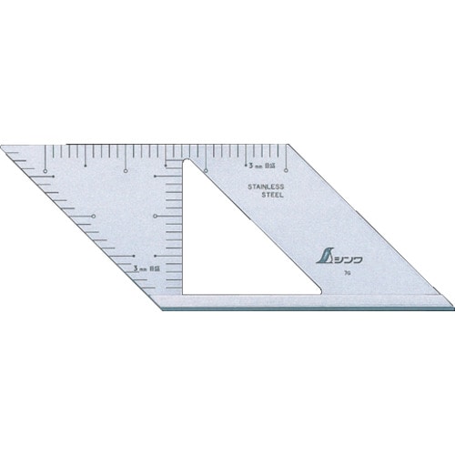 トラスコ中山 シンワ 止型定規直角付(ご注文単位1個)【直送品】