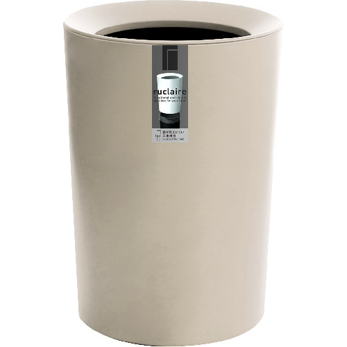 トラスコ中山 アスベル ルクレールCV 丸型 ホワイト(ご注文単位1個)【直送品】