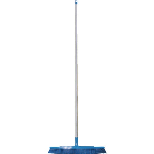 トラスコ中山 バーテック バーキュートプラス 衛生管理用ほうき 幅広タイプ ソフト青1 BCP45-60SUS-SB 1P※（ご注文単位1本）【直送品】