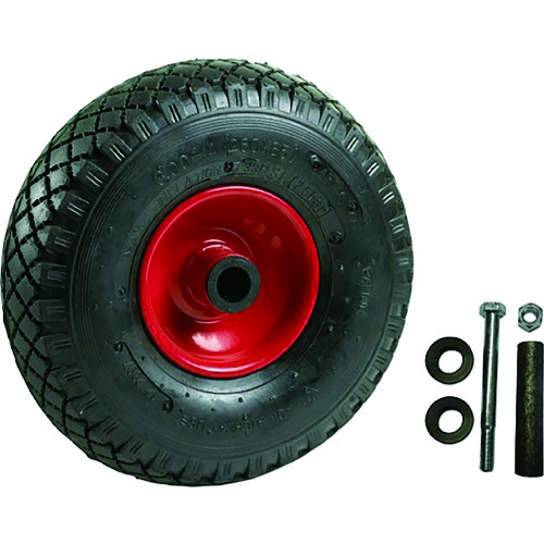 トラスコ中山 RAVENDO 空気入りタイヤ(鋼鉄製運搬車用)(ご注文単位1個)【直送品】