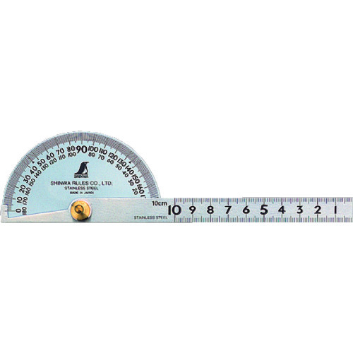 トラスコ中山 シンワ プロトラクターNo.182針付(ご注文単位1個)【直送品】