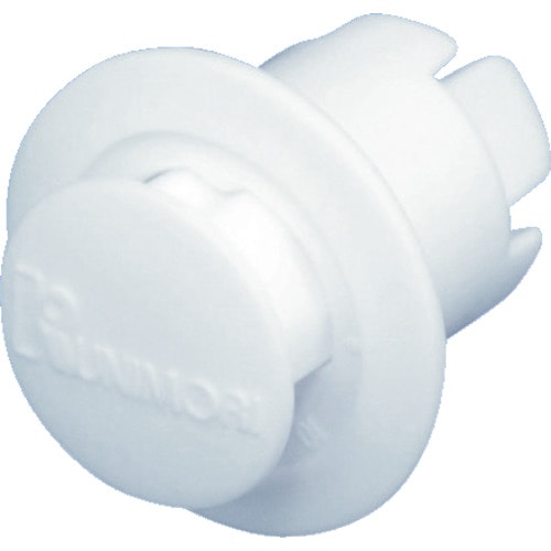 トラスコ中山 KUNIMORI パンロック φ10×L8 白 (100個入)(ご注文単位1袋)【直送品】