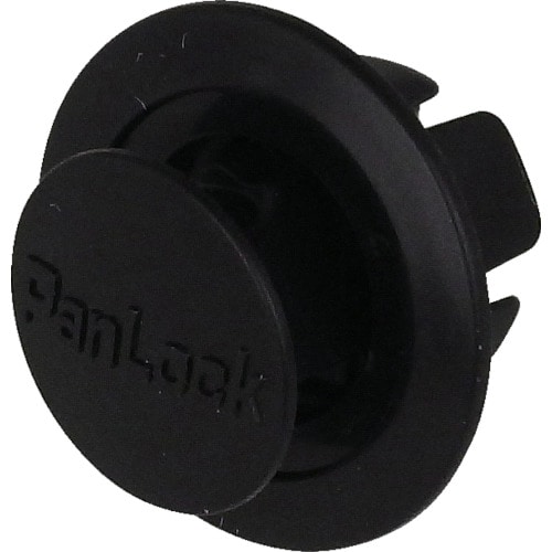 トラスコ中山 KUNIMORI パンロック φ10×L4 黒 (100個入)(ご注文単位1袋)【直送品】