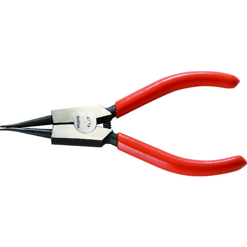 トラスコ中山 TRUSCO スナップリングプライヤー 軸用 Φ1.0 直爪63型(ご注文単位1個)【直送品】